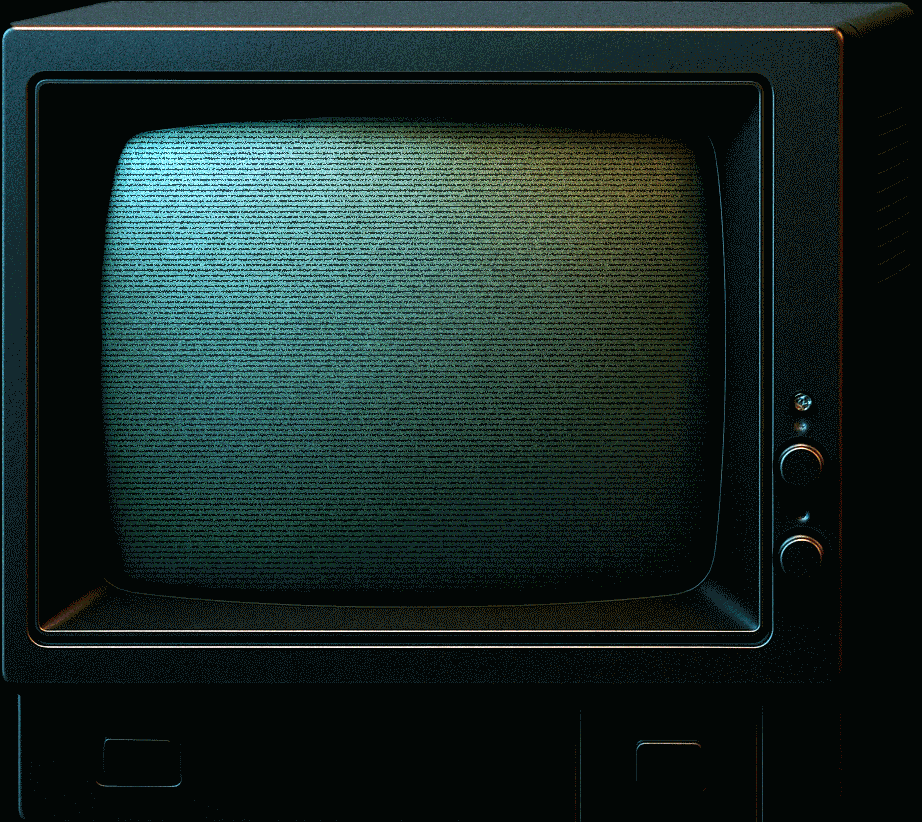 TV on Bookshelf